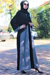 Pon Pon Detaylı Abaya Ferace