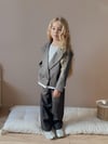  Unisex Antrasit Blazer Takım