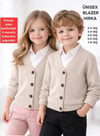 2-8 Yaş Unisex Blazer Hırka