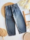 3-10 Yaş Balon Kesim Denim 