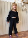 Fiyonk Detaylı Crop Takım