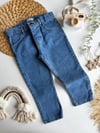 Kalp Detaylı Denim (belden ayarlanabilir)