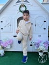Krem Eşofman Takım