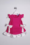 PEMBE SATEN ELBİSE