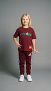 Unisex Bordo Lego Baskılı Takım
