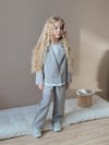 Unisex Gri Blazer Takım