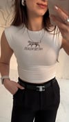 Baskılı Crop Top