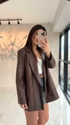 Deri Blazer Ceket