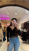 Dilvin %100 Pamuklu Fermuar Detaylı Body