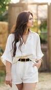 Ham Keten Oversize Takım