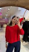 Kayık Yaka Salaş Triko 