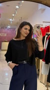 Kayık Yaka Salaş Triko 