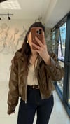 Premium Deri Bomber Ceket