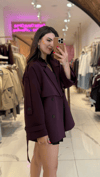 Premium Serisi Oversize Trençkot