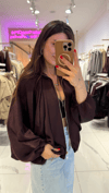 Saten Bomber Ceket