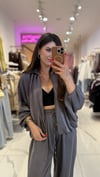 Saten Bomber Ceket