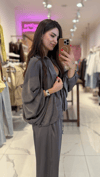 Saten Bomber Ceket