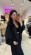 Saten Bomber Ceket