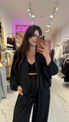 Saten Bomber Ceket