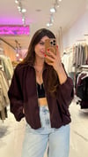 Saten Bomber Ceket