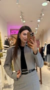 Vatkalı Çift Fermuarlı Ceket
