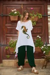 PAÇASI LASTİKLİ BOL PANTALON
