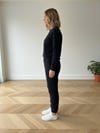 Merlot-Kalın Kumaş Şardonlu Jogger-Pantolon