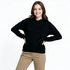 Merlot-Oversize Kanguru Cepli Kapüşonlu Sweatshirt-Sweatshirt