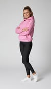 Merlot-Oversize Kanguru Cepli Kapüşonlu Sweatshirt-Sweatshirt