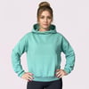 Merlot-Oversize Kanguru Cepli Kapüşonlu Sweatshirt-Sweatshirt