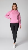 Merlot-Oversize Kanguru Cepli Kapüşonlu Sweatshirt-Sweatshirt