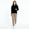 Merlot-Oversize Kanguru Cepli Kapüşonlu Sweatshirt-Sweatshirt