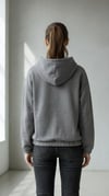 Merlot-Oversize Kanguru Cepli Kapüşonlu Sweatshirt-Sweatshirt