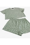T-Shirt Şort Örme Pijama Takımı