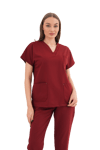 BORDO SCRUBS TAKIM 