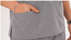 GRİ ERKEK SCRUBS TAKIM 