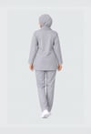 GRİ TESETTÜR KADIN SCRUBS TAKIM