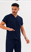 LACİVERT SCRUBS TAKIM 