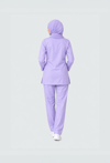 LİLA TESETTÜR KADIN SCRUBS TAKIM