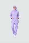 LİLA TESETTÜR KADIN SCRUBS TAKIM