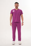 MOR ERKEK SCRUBS TAKIM - EBE PERSONELİ 
