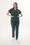 ORMAN YEŞİLİ KADIN SCRUBS TAKIM