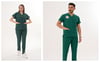 ORMAN YEŞİLİ KADIN SCRUBS TAKIM