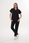 SİYAH SCRUBS TAKIM  