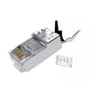 HCS Cat6 FTP konnektör,katı letkenli kablolar için