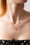 Swarovski Tektaş Gümüş Kolye