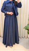 ESSWAAP ELBİSELİ TAKIM 7327 MAVİ