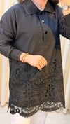 FUAT GÜRSEN FİSTO DETAYLI TUNİK 5306 SİYAH