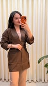 FUAT GÜRŞEN İŞLEMELİ HIRKA 4612 KAHVE