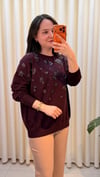 FUAT GÜRŞEN İŞLEMELİ TUNİK 4353 BORDO